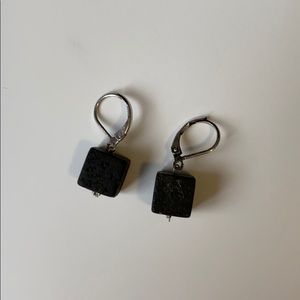 Iceland lava earrings